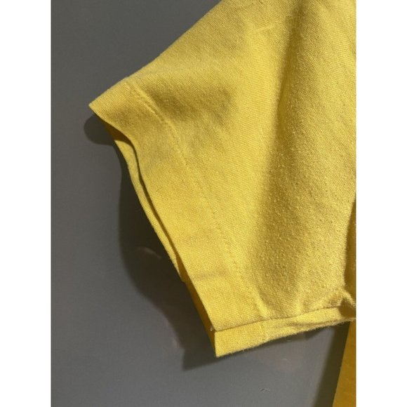 Myers Rum Vintage Ched by Anvil Yellow Single Stitch T-Shirt Shirt Tee Size Med - Picture 4 of 8